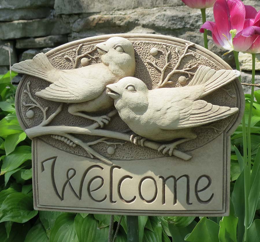 Berrybirds Welcome Plaque